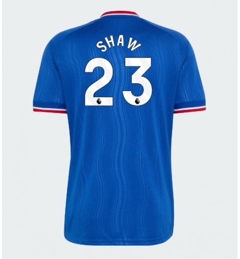 Manchester United Luke Shaw #23 Venkovní Dres 2026-27 Krátký Rukáv Manchester United Luke Shaw #23 Venkovní Dres 2026-27 Krátký Rukáv
